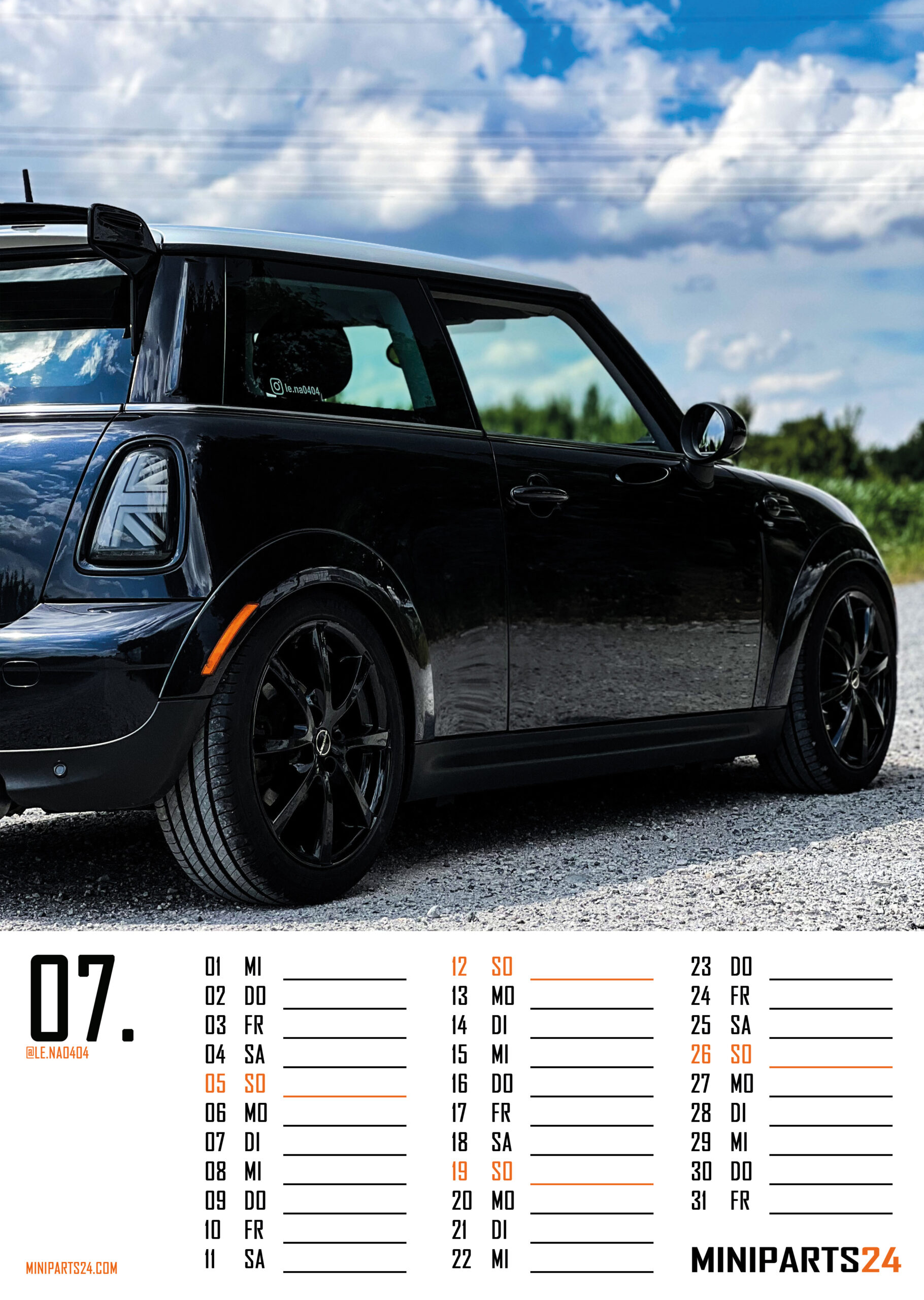 Miniparts24 Calendar 2026 - Image 9