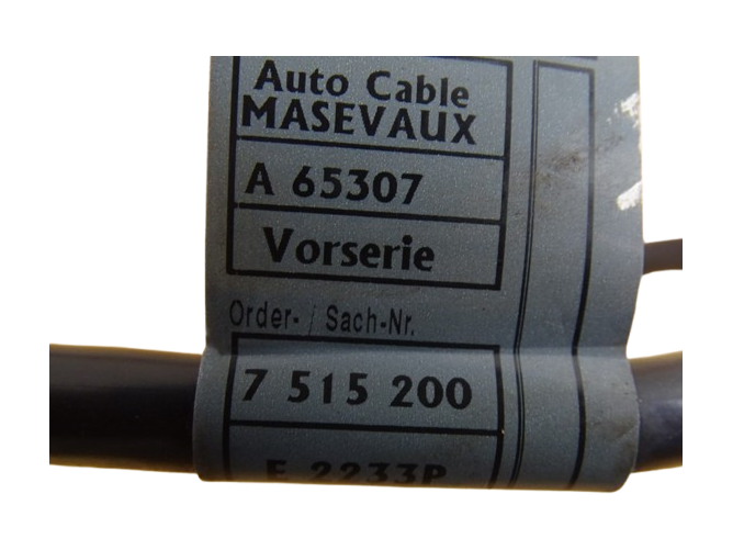 Negative battery cable 7515200 MINI R50-R53 - Image 3