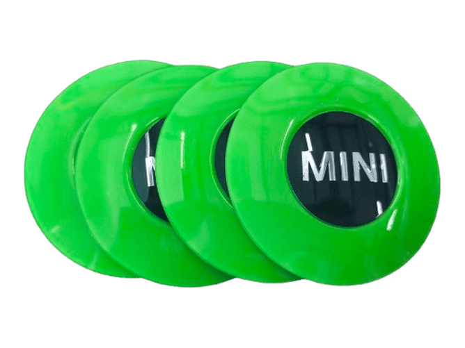 Nabenabdeckung grün 4-tlg. 2321392 MINI R55-R59 Neongrün – Bild 5