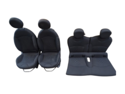 Fabric seats in Carbon Black for the MINI R56 (without seat heating)