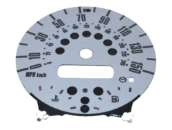 Speedometer dial KMH MPH MINI R50-R53