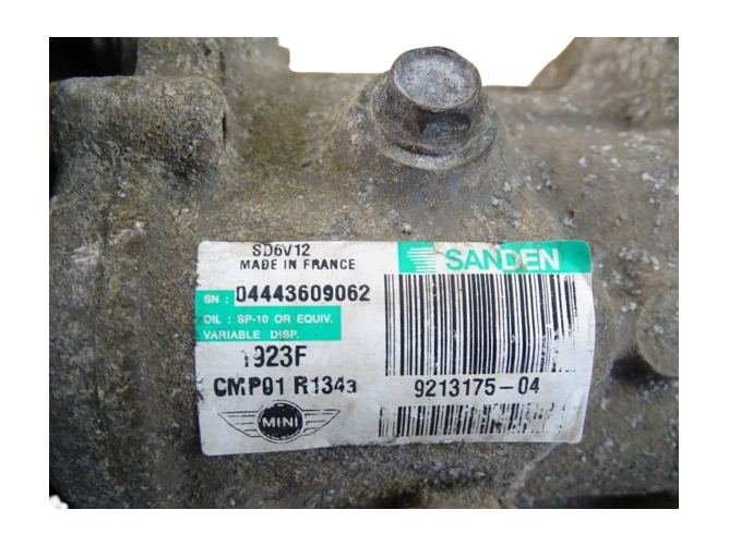 Air conditioning compressor N47 9213175 MINI R55-R61 - Image 4