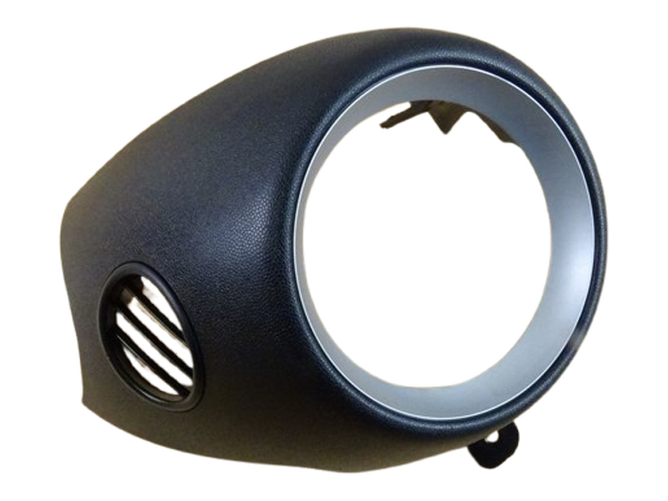 Air vent cover, right-hand side of dashboard, silver 2752798 MINI R55-R57