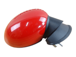 Right-hand wing mirror with folding function, red, 2755640, MINI R55-R59