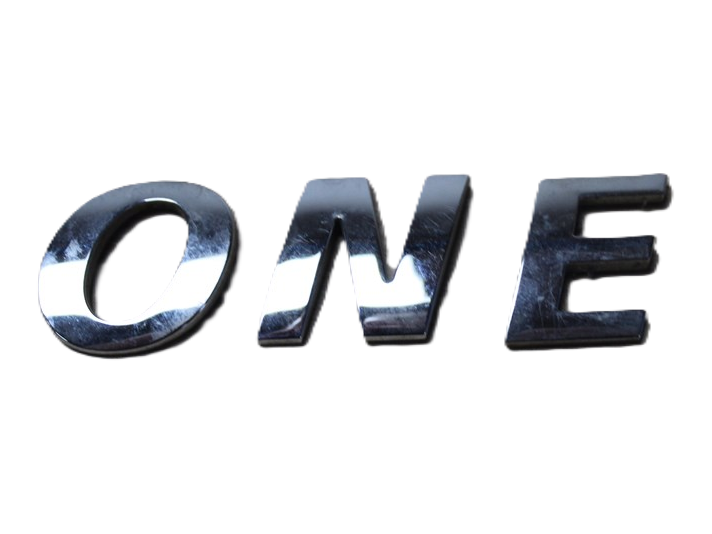 Lettering ONE 2755615 MINI R50 R52 R55 R56 R57 R60 F54–F60