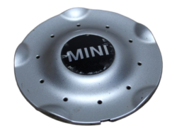 Silver hub cap, 5 Star Blaster 6771001, MINI R50–R57