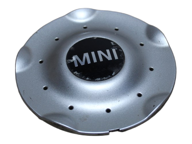 Silver hub cap, 5 Star Blaster 6771001, MINI R50–R57