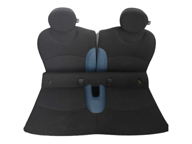 Stoffen stoelen, deels met leer, compleet blauw R56 Pacific Blue - Afbeelding 3