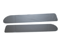 Aufkleber Aluoptik Stoßstange hinten Aero Paket JCW MINI R50-R53