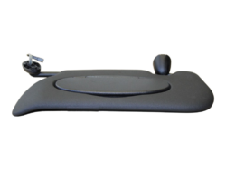 Zonneklep zonder logo, links 7361833 MINI R55-R56 Carbon Black