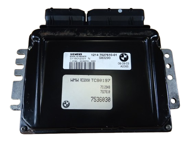 Basisregeleenheid Motorregeleenheid DME EMS 7527610 MINI R53 Cooper S - Afbeelding 2