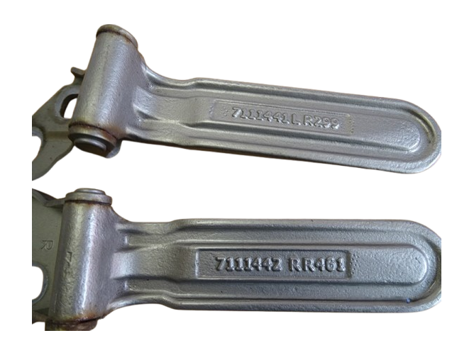 Left and right tailgate hinges, Sparkling Silver, MINI R52 Convertible - Image 3