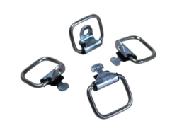 4x Cover cap for partition net eyelet, lower section 9807233 MINI R60 Countryman
