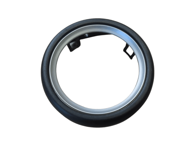 Door handle cover, silver, inside right, 2753338, MINI R55–R59