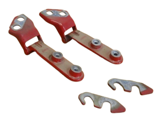 Tailgate hinges (left and right), Chilli Red, MINI R52 Convertible