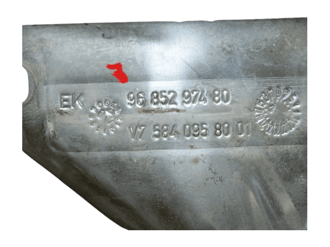 Wärmeschutzblech Abgasturbolader 7595605 MINI R55-R61 – Bild 5