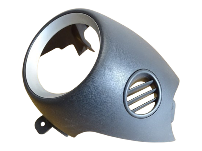 Air vent cover, left-hand side of dashboard, silver 2752797, MINI R55-R57