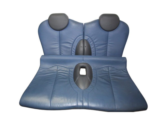 Full leather seats in Gravity Blue with heated seats for the MINI R50/R53 - Image 3