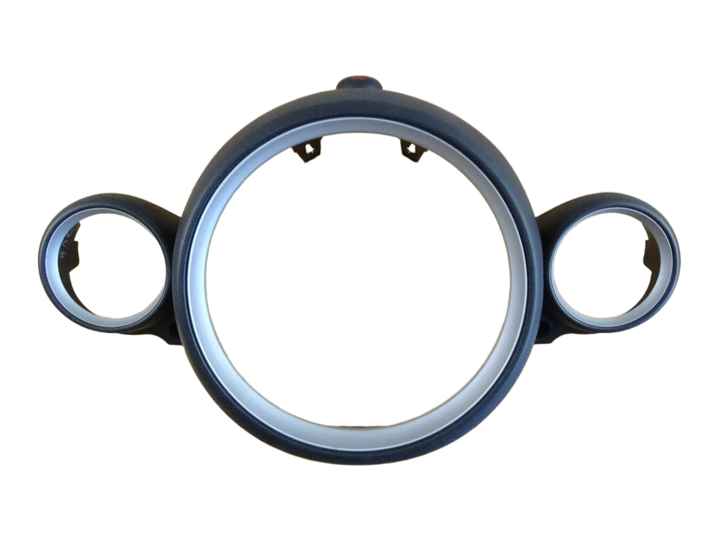 Afdekking voor instrumenten 2752793 MINI R55-R57 Zilver