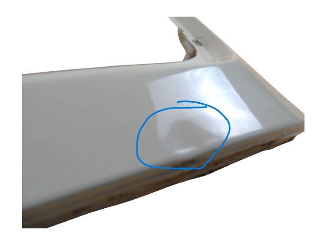 Rear right-hand corner of the bodywork, MINI R56 Pepper White - Image 3