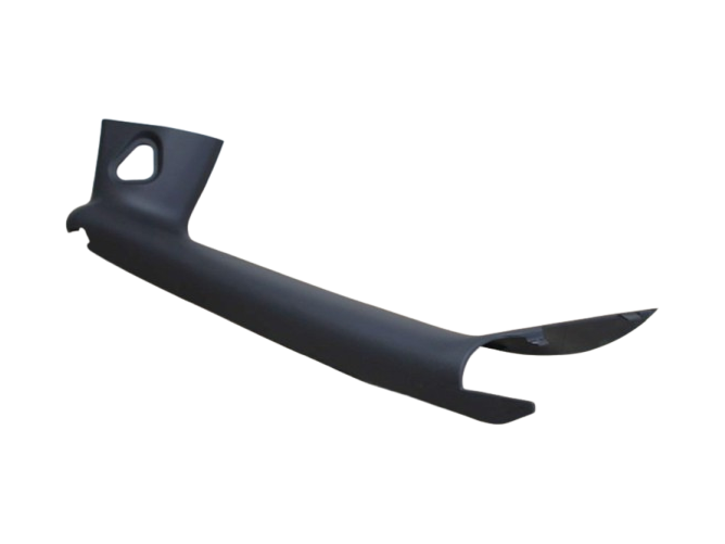Left-hand A-pillar trim panel, Panther Black 6971857, MINI R52 Convertible