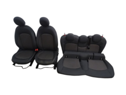 Black fabric seats without seat heating for the MINI F56