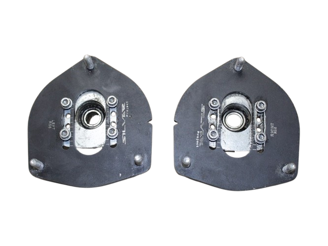 Camber Plates (verstellbare Sturzplatten) Domlager MINI R55-R61 Schwarz